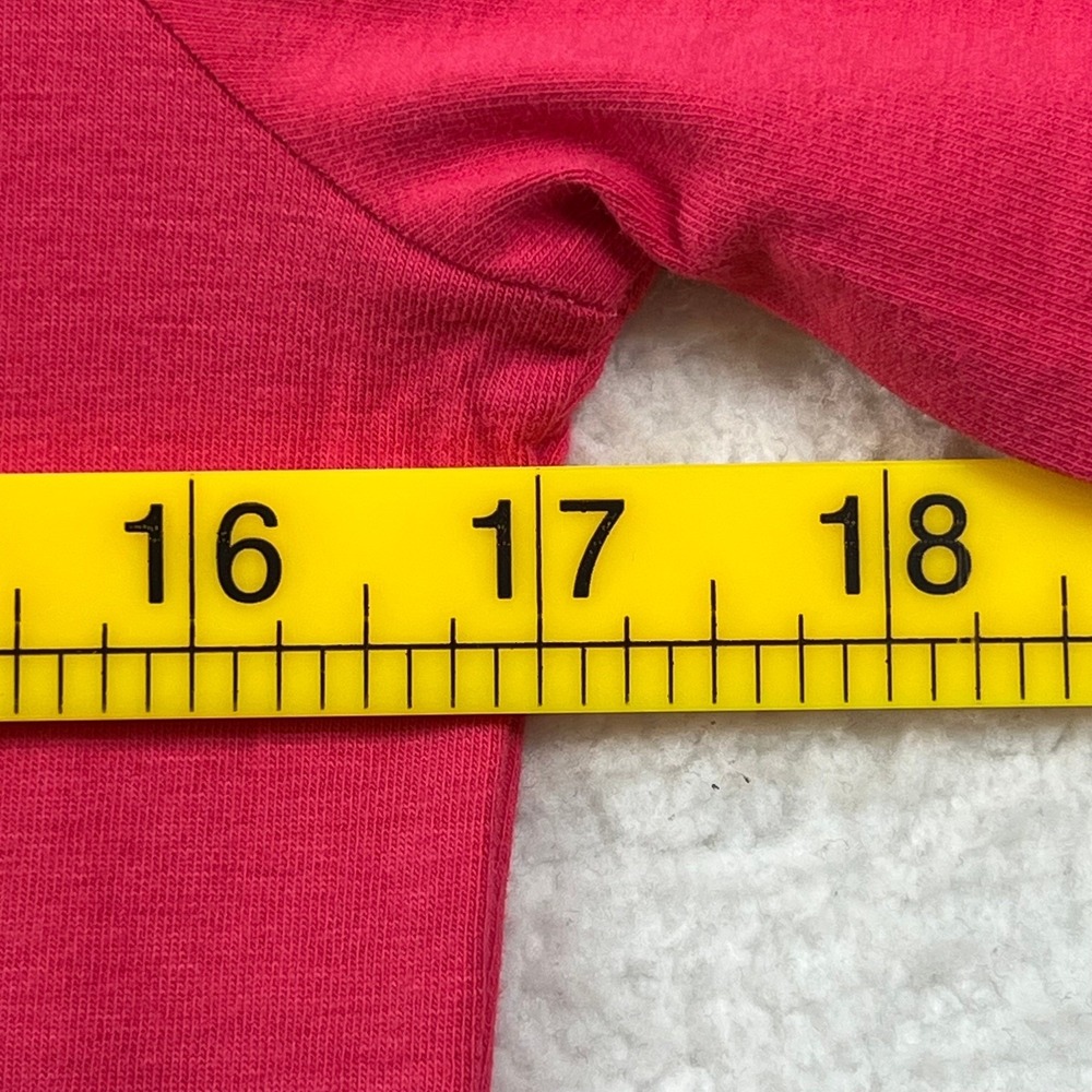 Lacoste Womens Long Sleeve Crew Neck T-Shirt Deep Pink US Size M (EU/6) VTG NWT - Picture 7 of 10